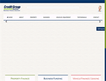 Tablet Screenshot of creditgroup.com.au